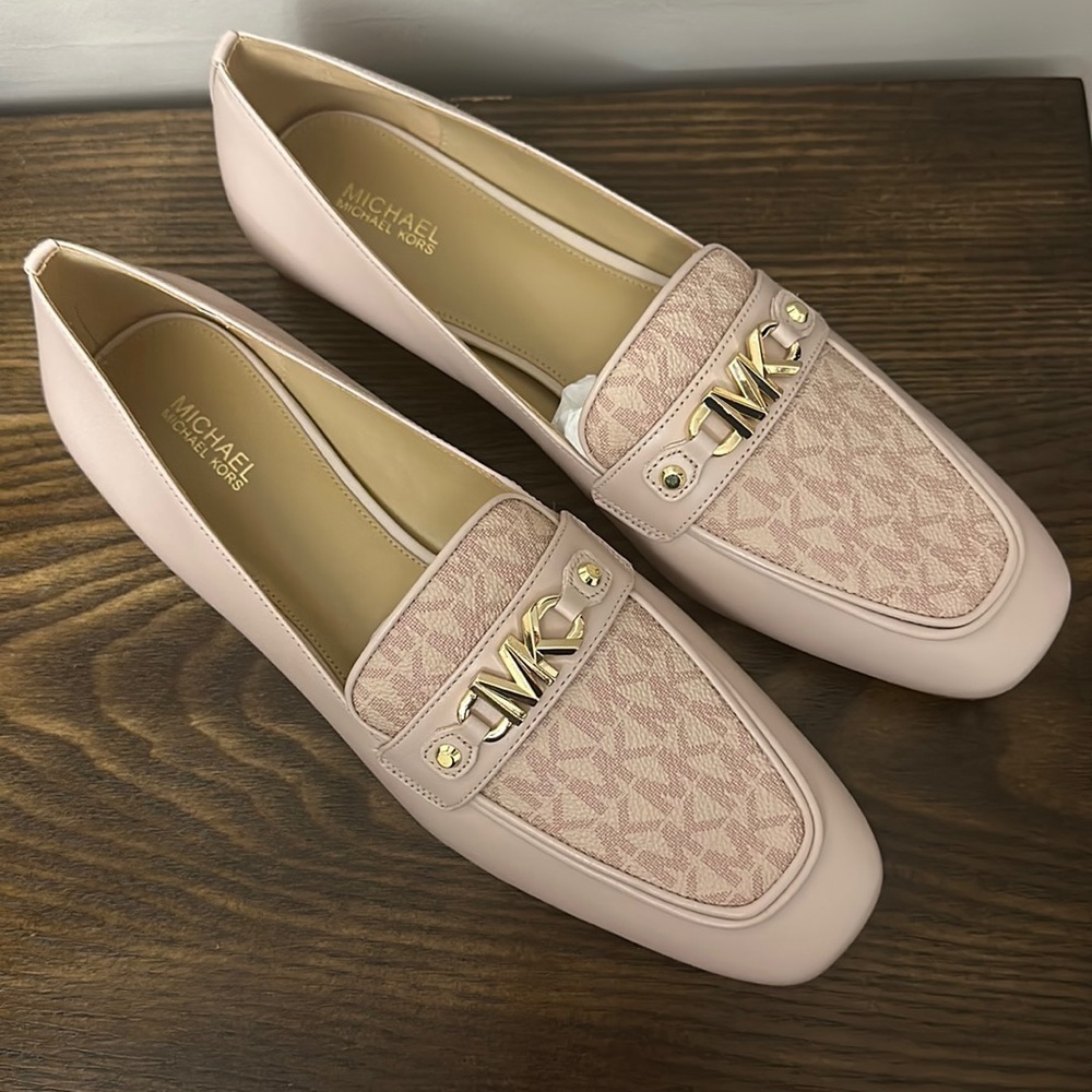 NEW Michael Kors Farrah Loafer Blush Pink